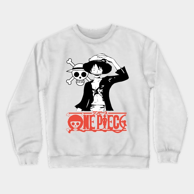 ONE PIECE T-SHIRT FUN T-SHIRT PO04 Crewneck Sweatshirt by Huko